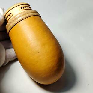 实心竹文玩小葫芦竹口竹根雕香囊竹雕鸣虫蝈蝈罐手把件手捻香料