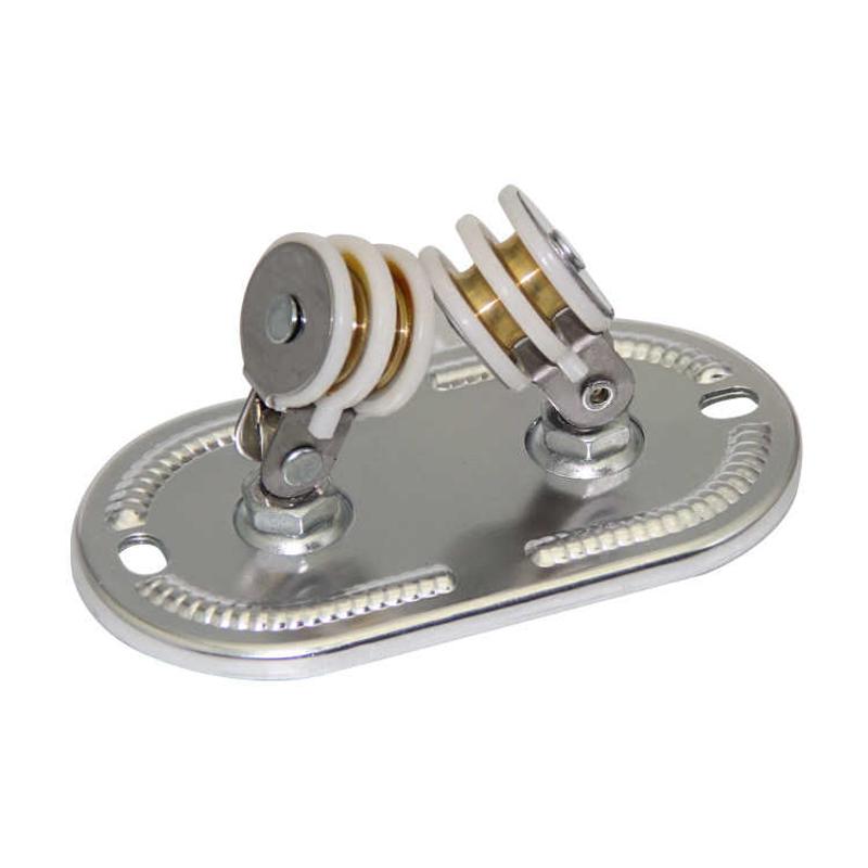 铜轮转向轮铝架晒衣架万向轮转角器轮滑轮配件升降晾衣架手搖通用