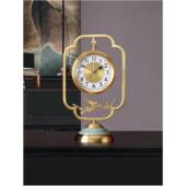 钟家用台钟简约桌面时尚 创意台式 时钟 座钟钟表摆件客厅个性 新中式