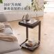 茶几可移动沙发边小茶几家用客厅高级感边几复古创意多功能小桌子