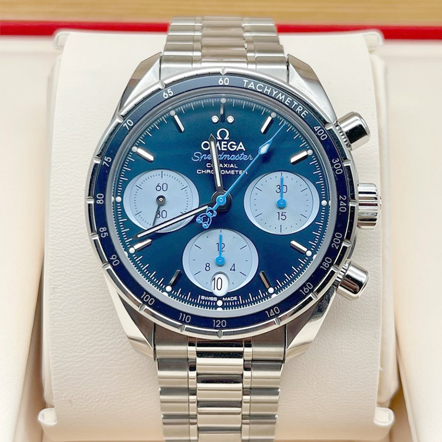 爆款主推98新欧米茄超霸系列奥比斯男手表324.30.38.50.03.002