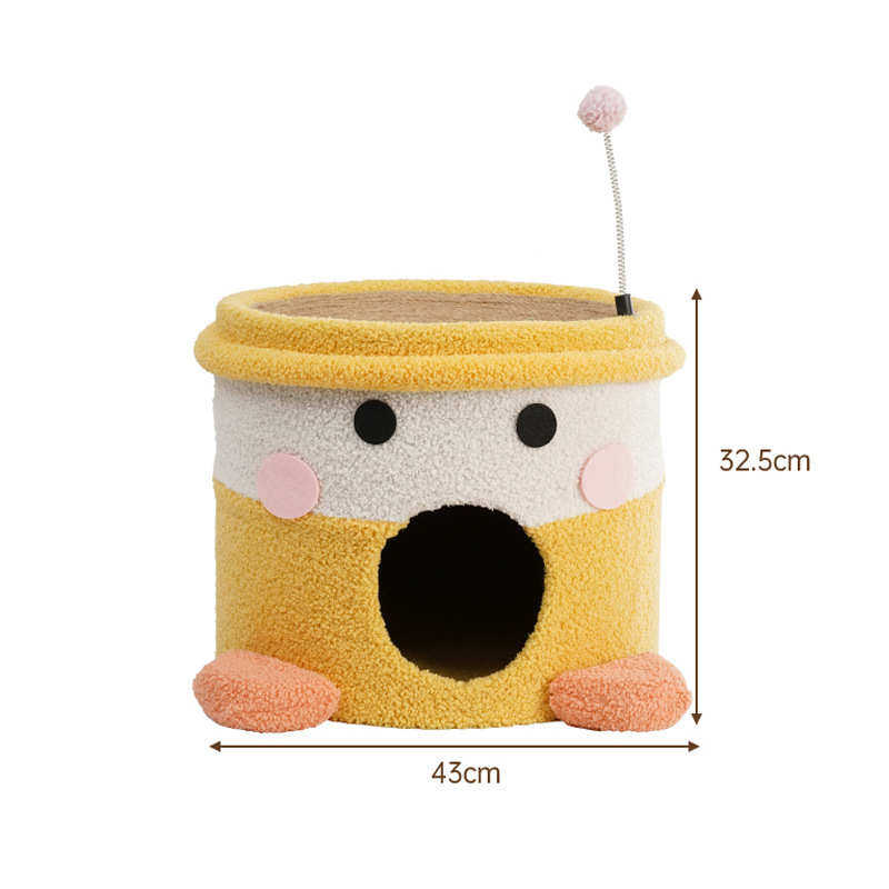 猫爬架剑麻桶猫窝猫树一体小型不占地双层猫抓板四季通用猫咪用品,宠物/宠物食品及用品,猫窝/屋/帐篷/沙发,淘宝优惠券,粉丝福利购,淘宝优惠卷