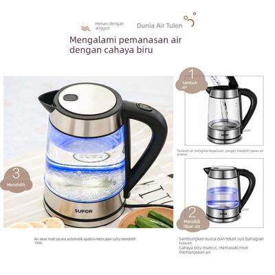 Glass electric kettle automatic power off kettle health pot