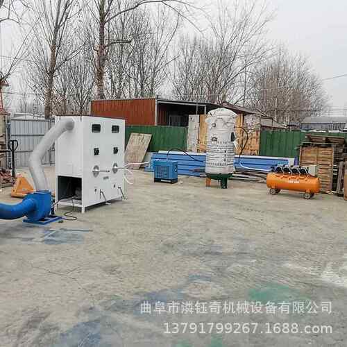双口充物窝工充装机PLY-100P棉短纤维棉开松机艺宠品摆件棉机