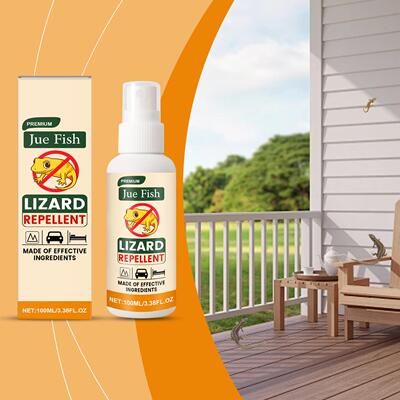 JUE FISH Lizard Repellent Spray - Convenient Home Use Spray
