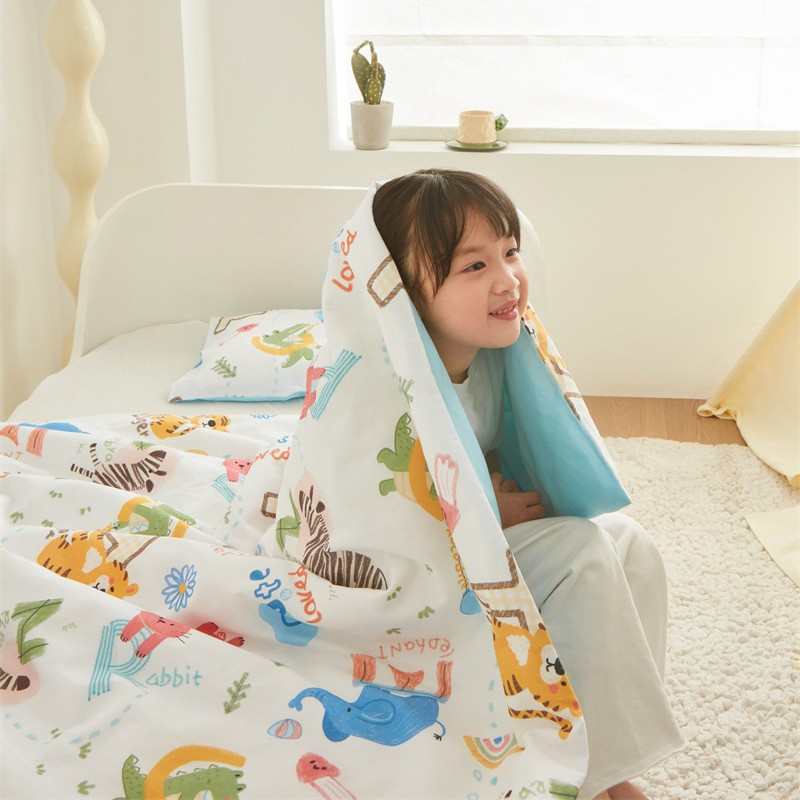 子全薄被可宝宝被套儿棉被空调拆洗幼儿园学生春秋童