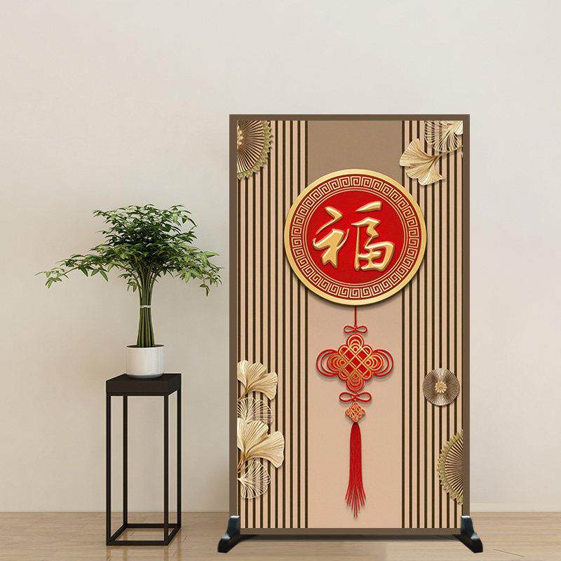 新屏风隔断墙客厅卧室面对门入口办公室浴室入口阻挡移动座椅屏风