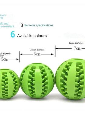 Pet Bite resistant Rubber Watermelon Tooth Ball Dog Toy Elas