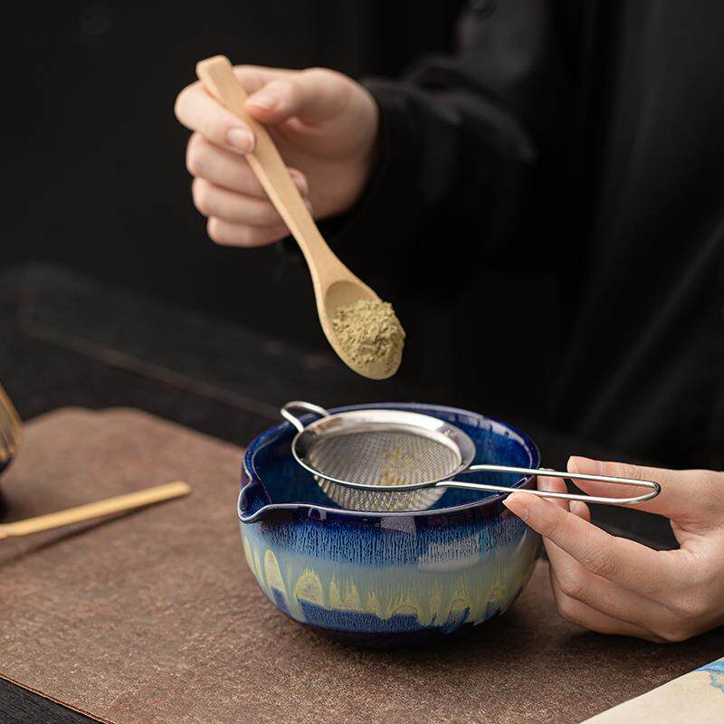 窑变抹茶八件套日式打抹茶用具茶筅抹茶刷百本立宋代点茶道抹茶碗
