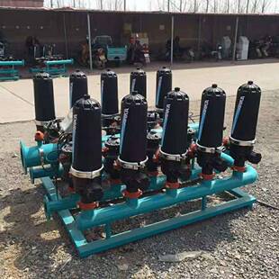 农业灌溉水处理叠片式过滤器 水肥一体化 全自动反冲洗叠片过滤器