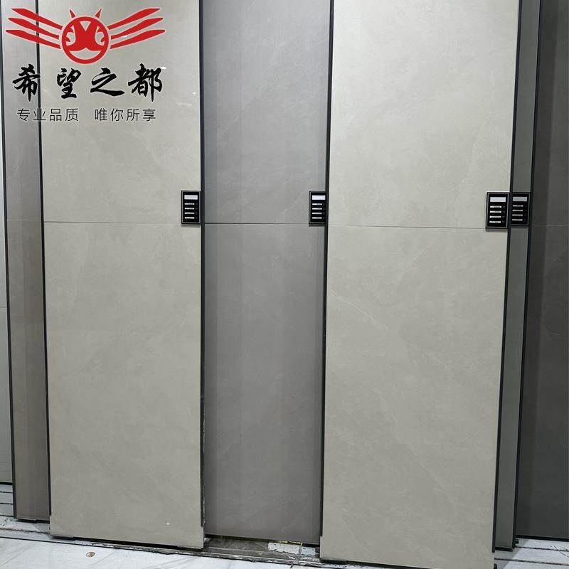 柔光肌肤釉微水泥瓷砖通体亮光600x1200客厅地板砖厨房卫生间