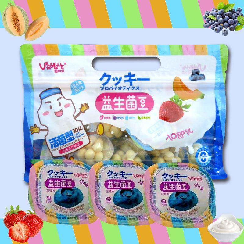 维利多益生菌豆混合水果味草莓蓝莓酸奶哈密瓜味休闲