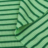 男女休闲服横间条纹针织螺纹布 涤棉罗纹面料 双面华夫格纹 款 四季