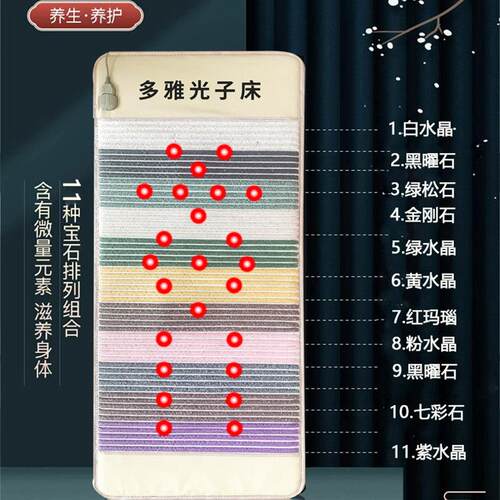 光子床能量床垫台湾纵四贤季康美正品美容院理疗养生磁疗按摩床垫