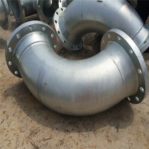 供应90°度镀锌钢制双法兰弯头 双盘弯头 Double Flanged Elbow