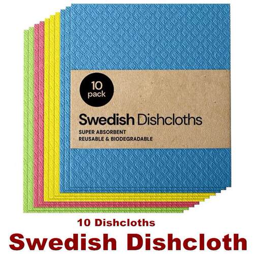 Swedish DishCloths Reusable Paper Towels Sponge Dish Cloths