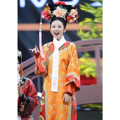 高档影视装甄嬛同款古装女士清朝格格服皇后演服满族旗服传福晋古