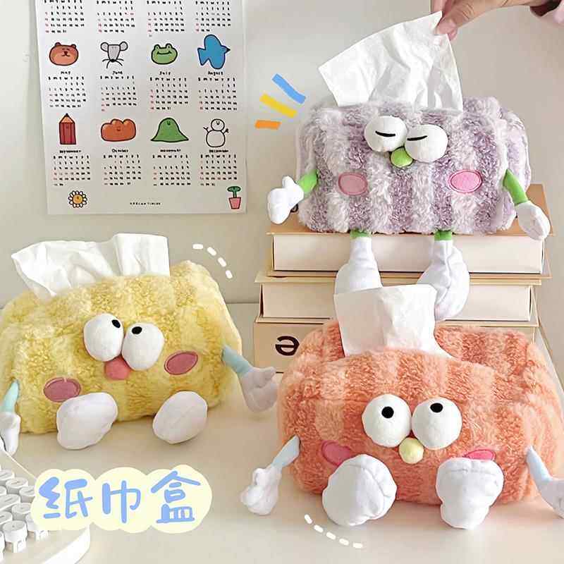 纸巾盒车载扶手箱可爱风玩偶抽纸盒床头桌面收纳袋车内装饰纸巾袋,收纳整理,纸巾套,淘宝优惠券,粉丝福利购,淘宝优惠卷