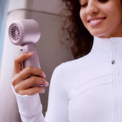 素乐手持风扇超高速涡轮充电超长续航便携式降温小风扇强劲大