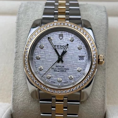 98新帝舵经典系列钢18K金自动机械手表正品38MM男表21023-0004