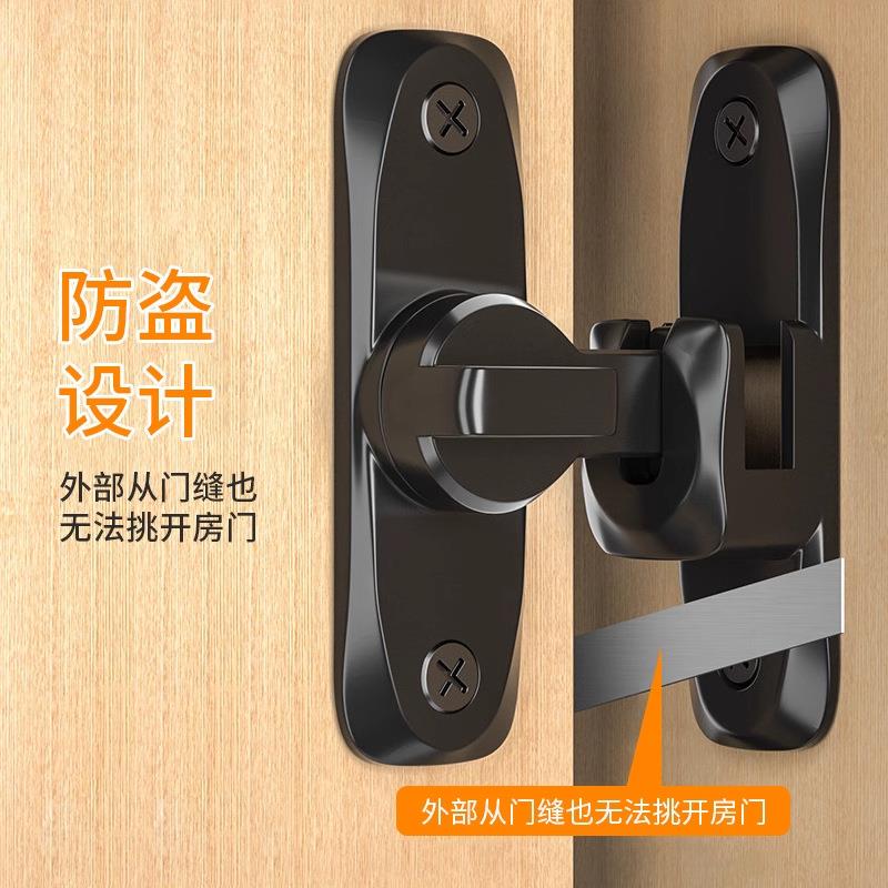 工厂直销免打孔平移门专用栓铝合金卫间销厕门佐致(收所推拉生门