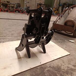 2吨转机械抓器型小挖机前WRE置属具简旋易夹木木机抓夹