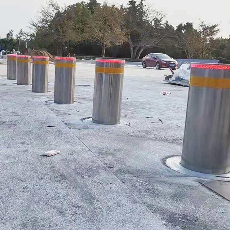 聚仁全自动升降阻车器 路口挡车柱路桩 全自动升降柱