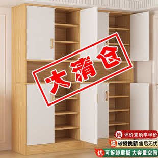 柜家用门口收纳柜玄关柜一体式 进门鞋 大容量储物柜门厅柜靠墙高柜