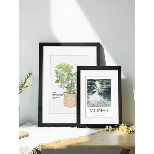 poster , photo , wooden art picture frame, square相框/画框