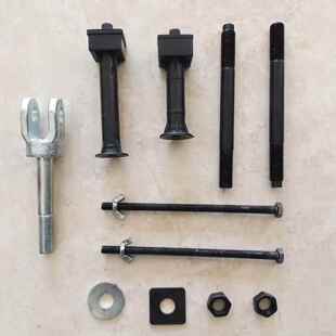 双头螺杆180预埋件悬挑梁工字钢配件悬挑梁配件外架悬挑预埋件