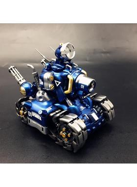 高档越南战役小坦克模型反手派级蓝色金属漆款涂成品办收藏手装工