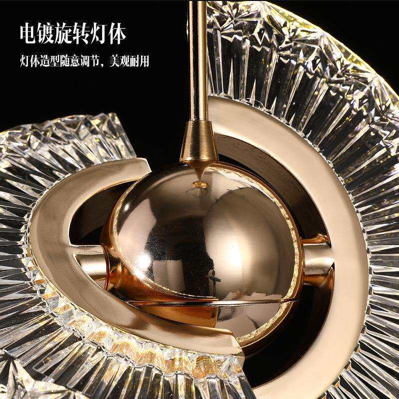 个性创意吧台吊灯欧式铝合金旋转楼梯灯别墅LED床头小创意设计
