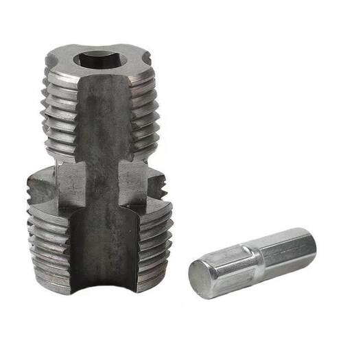 4分/6分PVC塑料PE管钻头电钻用通用水管内孔开丝PPR水管开丝工具