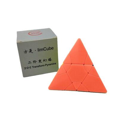 方是 二阶变幻塔魔方 双子塔 Transform Pyraminx Cube创意三角形