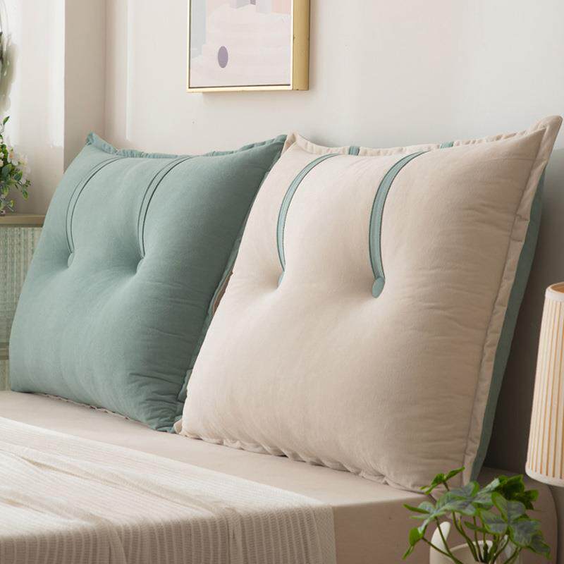 简约床头靠枕组合靠背软包床上护腰垫客厅沙发榻榻米靠背垫可再名