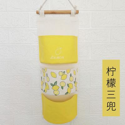床头收纳收纳宿舍钥匙布艺墙挂袋