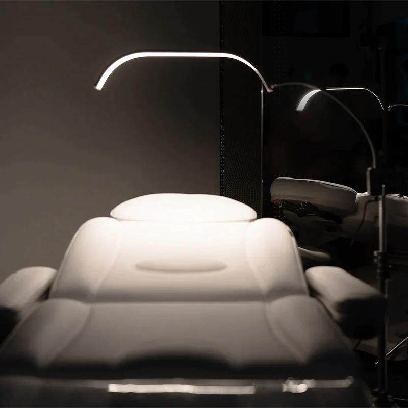 新款北欧风落地灯家用室内外拍照摄影补光灯28寸可调节纹绣美睫灯