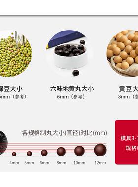 雷材迈商用动水蜜丸机 中药制机全自动药丸机丸 小型ZW-20S全自制