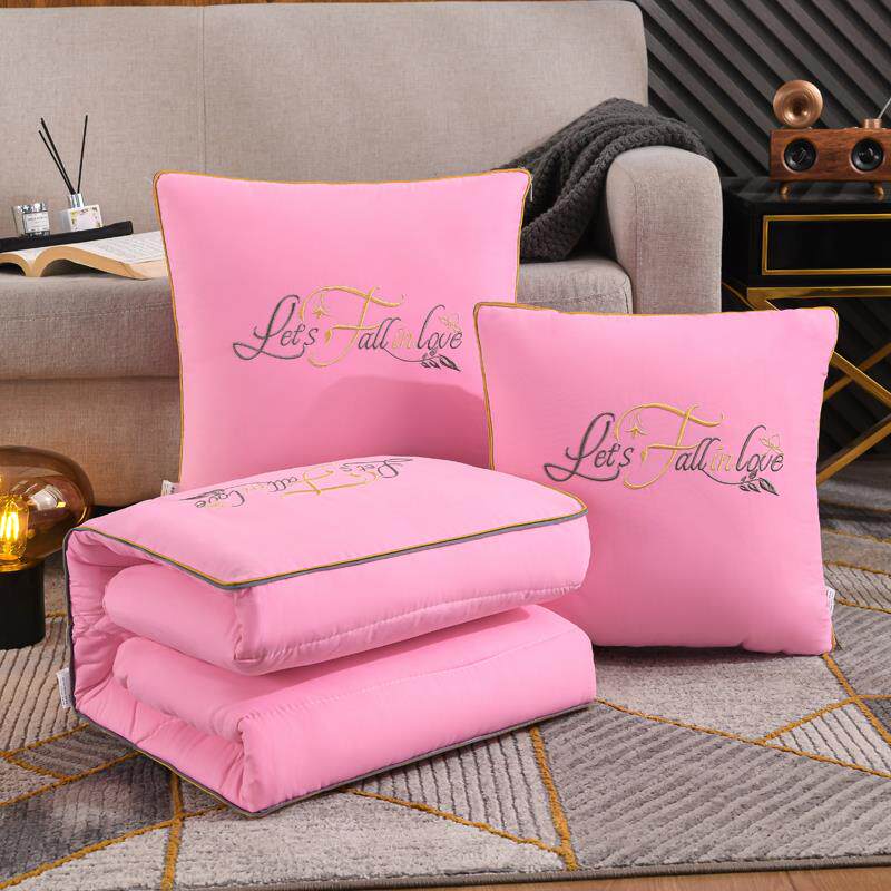 正品汽车抱枕被子两用车多功能载靠垫被发折靠枕可叠沙午睡空调枕