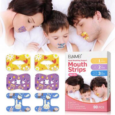 30Pcs Closed Mouth Sticker Anti Snoring Night Mouth Breathin
