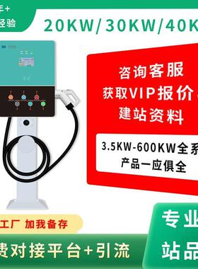 瑞华汽车充电桩小直流充电桩新能源快充直流桩国标通用20/30/40KW