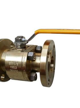 Q41F二片式法兰铝青铜球阀