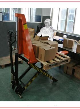 S卸ch节meid盾手动剪式搬运车工位装升降叉车单缸AVG高行程地牛施