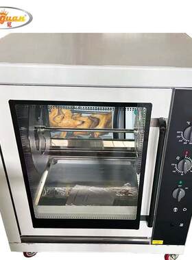 杰冠EB-201单层旋转电烤鸡炉大容量烤24-28只烤鸭炉商用电烤鸭箱