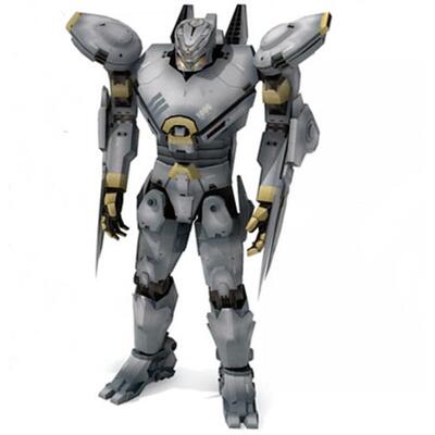 包邮 送4工具 环太平洋 尤里卡突袭者机甲纸模型 DIY手工