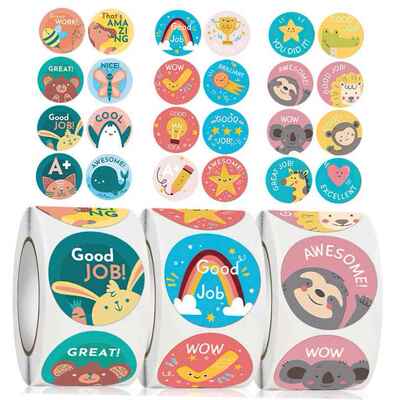 500pcs Star Reward Stickers for Kids School Teacher Supplies