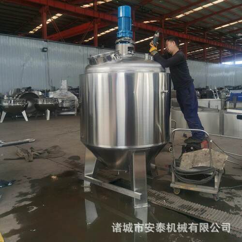 自动搅拌机多规格搅蒸汽真加热电热拌罐不锈钢空反加应釜机DJA械