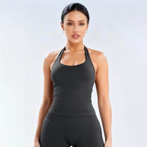 W 72908 Seams Yoga Halter Top 瑜伽背心