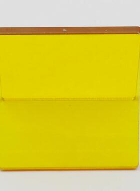 亚克力镜面板有机玻璃板PC黄色pc板切割加工整板耐热装饰透光