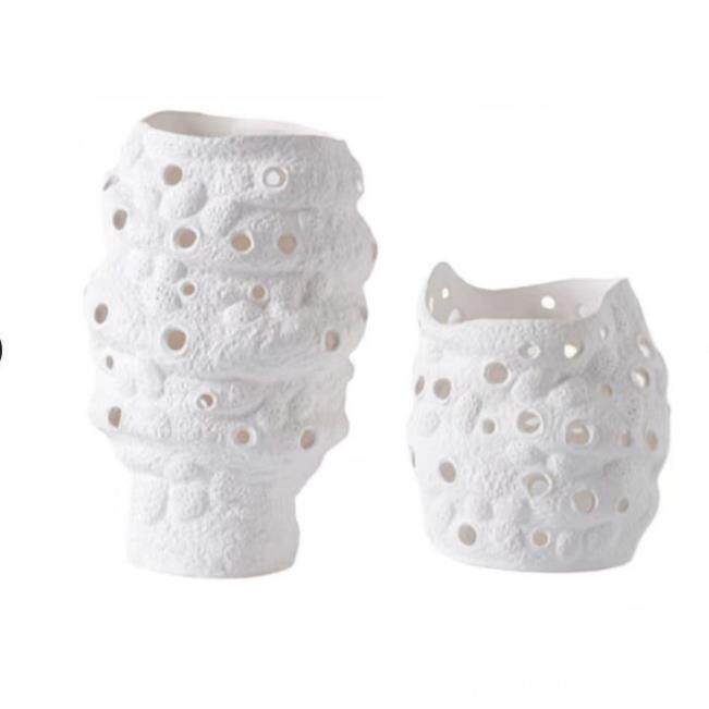 现代简约创意树脂镂空花器样板房售楼处家居电视柜茶几软装饰品